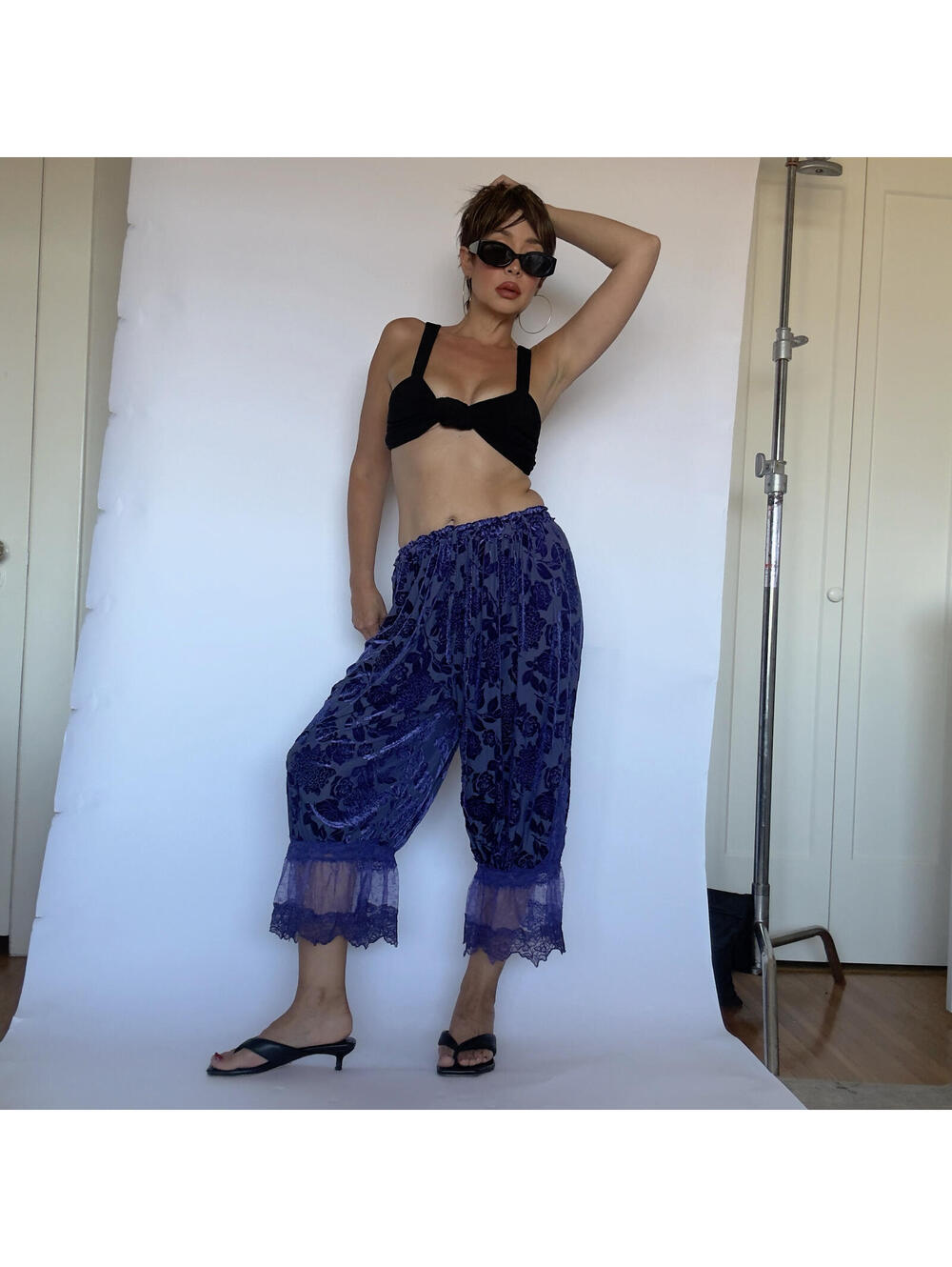 Cropped Bloomer Pants